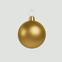 Nouvelles décorations de Noël gonflables en PVC style européen 2026, vente chaude, pour les accessoires de fête de Noël les plus vendus, boules de Noël en forme de cloche
