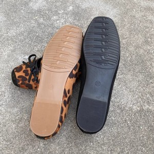 Leopard Print Women's <strong>Ballet</strong> <strong>Suede</strong> Upper Light Breathable <strong>Flats</strong> Ladies Soft Sole <strong>Flat</strong> Shoes - Product Image 6
