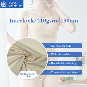 OEKO-TEX Certified Elastic <strong>Corsetry</strong> Power <strong>Mesh</strong> Fabric Tricot Interlock Knitted Plain 42% Nylon 58% Spandex Fabric for Underwear - Product Image 5