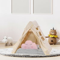 Structure d'escalade en bois Montessori pour les tout-petits et les enfants d'âge préscolaire - Design en arche et en triangle, équipement de terrain de jeu adapté aux bébés