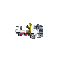 Grue montée sur camion léger HLW, flèche télescopique de 9,5 m, moment de charge élevé, unité de commande hydraulique fiable pour les zones rurales