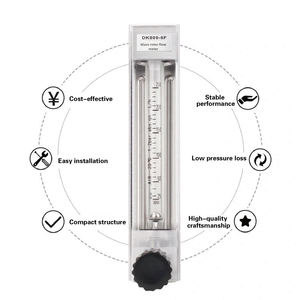 DK800-4/6 Gas Air cair Nitrogen oksigen rotometer Lab presisi rendah aliran kaca Rotor aliran <span class=keywords><strong>Meter</strong></span> - Product Image 2