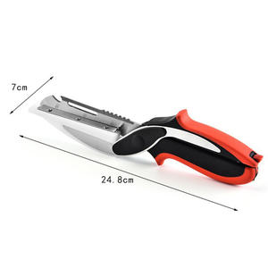 Multifunction <b>Kitchen</b> <b>Scissor</b> 6 in 1 Cutting Board Utility Cutter Stainless Steel Vegetable Meat <b>Scissor</b> <b>Kitchen</b> Cooking Knife - Product Image 4