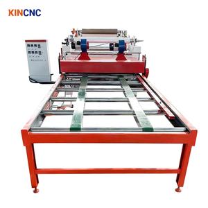 KINCNC machine à bois feuille de finition papier double face <span class=keywords><strong>film</strong></span> pvc mdf machine à coller le papier - Product Image 1