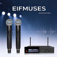 Microphone sans fil de qualité professionnelle, nouveau produit SLXD4D+ avec Beta58A