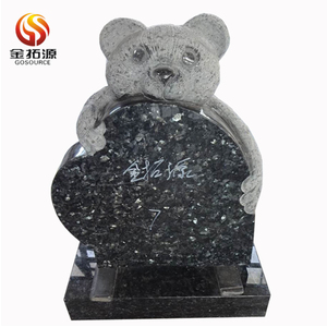<span class=keywords><strong>Pierre</strong></span> <span class=keywords><strong>tombale</strong></span> enfant en granit noir - Product Image 3