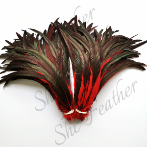 Oferta Económica: Plumas de Cola de Gallo Naturales Teñidas Directamente, de 30-35 cm, a Granel, Color Bronceado, <span class=keywords><strong>para</strong></span> Disfraces de Carnaval y Decoración - Product Image 3