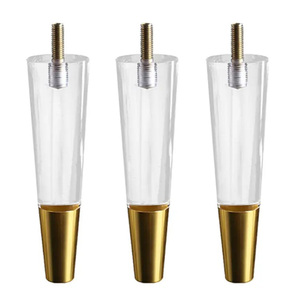 Trasparente acrilico mobili gambe <span class=keywords><strong>tavolo</strong></span> per sedie in vetro <span class=keywords><strong>da</strong></span> pranzo in acrilico per <span class=keywords><strong>tavolo</strong></span> <span class=keywords><strong>divano</strong></span> con acrilico armadio gambe piedini - Product Image 5