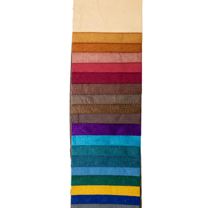 Özel boyut 100% Polyester kadife pencere perde yaldızlı baskılı örme kumaş dokuma desen rulo ambalaj içinde - Product Image 1