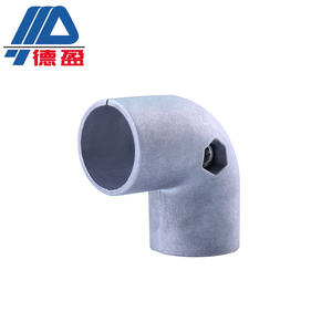 Accessoires pour profilés en aluminium série 6000, attaches spéciales pour tuyaux inclinés à 90 degrés, profilés de bancs de travail industriels pour décorations - Product Image 1