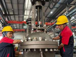 <span class=keywords><strong>API</strong></span> 600 ASTM A216 Wcb Körper 32-Zoll-Endflansch ASME B16.5 300LBS Zahnrad betriebener Flüssigkeits service Öl Gas anwendung Absperr schieber - Product Image 6