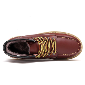 Nouvelles Bottes <span class=keywords><strong>Homme</strong></span> Élégantes en Cuir PU à Lacets avec Logo, Grandes Tailles 38-46, Marque de Mode Design, Chaussures en Cuir Véritable pour <span class=keywords><strong>Homme</strong></span>, Wenzhou - Product Image 6
