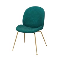 Ensemble de mobilier de restaurant commercial économique : banquette, chaises et canapé en velours moderne pour café