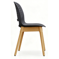 Chaise de loisirs ergonomique moderne en plastique (chaise en PP) très vendue, idéale pour les visiteurs, les conférences et le mobilier de bureau, convient pour la formation scolaire