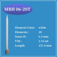 MBH 06-20T solzer MIXPAC colla miscelatore statico ugello di miscelazione adesivo tubo di miscelazione plastica elettronica Mixer servizio di taglio
