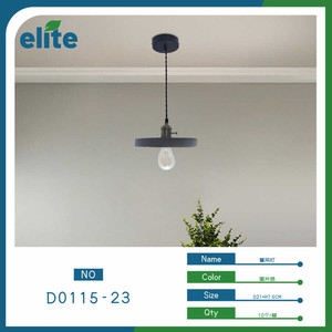 Lampada a sospensione da pranzo in tessuto moderno luce bianca calda E12 Base rettangolare in ferro lungo in alluminio per la decorazione della casa Interior Design - Product Image 1