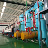 Capacité avancée de machine de pyrolyse continue de pneu 50tpd