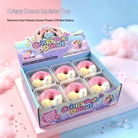 Jouet anti-stress promotionnel de Noël le plus vendu : Donut croustillant, Macaron, Patte de chat, Jouet sensoriel à presser