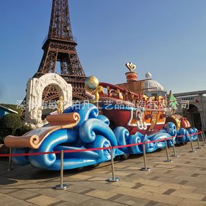 Grande dérive gonflable de dessin animé de 10 m, multicolore, pour événements de Noël, avec éclairage alimenté par prise secteur - Product Image 2
