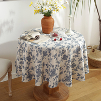 Nappe en Rouleau à Motif Floral Personnalisé, Résistante à la Décoloration, Design Gaufré, Anti-Taches, Sans Formaldéhyde