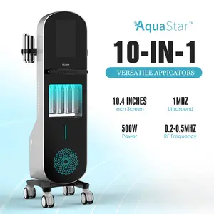 6 em 1 hidro água 2 In1 Dermabrasion pele Aqua descasca mini hidro máquina facial