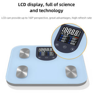 Balance de graisse corporelle photovoltaïque intelligente avec plus de 25 métriques de données, analyseur de <span class=keywords><strong>composition</strong></span> de fitness en verre trempé d'une capacité de 180kg - Product Image 5
