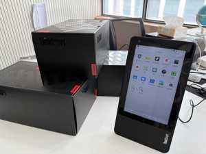 Tableta Android Thinksmart de L-enovo Usada, con Altavoz Bluetooth, Dispositivo con Pantalla Táctil Inteligente - Product Image 2