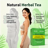 Thé en vrac naturel amincissant, mélange d'herbes détoxifiantes pour un ventre plat et la gestion du poids en sachet