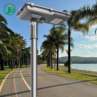 Lampadaires solaires 10W 20W 30W 40W 50W 60W IP66 LED, système solaire tout-en-un pour jardin