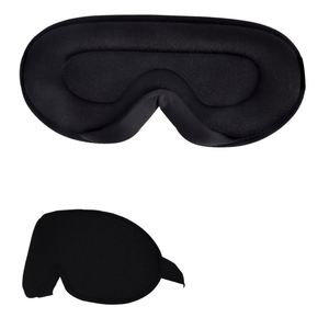 Masque pour les yeux en coton 3D profilé, léger et réglable, pour le sommeil, le yoga, la sieste et les voyages - Product Image 2