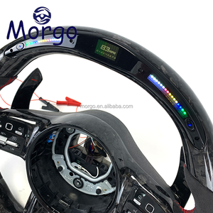 Volante Deportivo Personalizado de Fibra de Carbono Forjado con LED para W204 W205 W211 W212 W213 Todas las Series, Estilo Racing Mejorado - Product Image 2