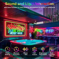 Bande LED néon intelligente flexible en PVC souple RGBIC, étanche pour extérieur, avec télécommande USB APP BT, 1M 3M 5M