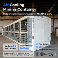 Conteneur de minage crypto Drolin Box 40 pieds à refroidissement par air, 336 unités ASIC, prêt à l'emploi, déploiement clé en main, directement de l'usine
