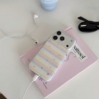 Coque de téléphone IMD à rayures tendance pour iPhone 18 Pro, 18 Pro Max, 17, 17 Pro, 17 Pro Max, 16, 16 Pro Max, 15, 15 Pro, 15 Pro Max, 14 Pro Max, 14 Pro, 14, 13 – Coque personnalisable