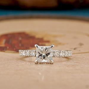 Anillos de diamantes de joyería fina con estilos clásicos y modernos diseñados con diamantes brillantes y exquisitos. - Product Image 5