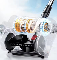 Souffleuse à neige électrique sans fil portative pour usage domestique, moteur sans balais, à pousser à la main