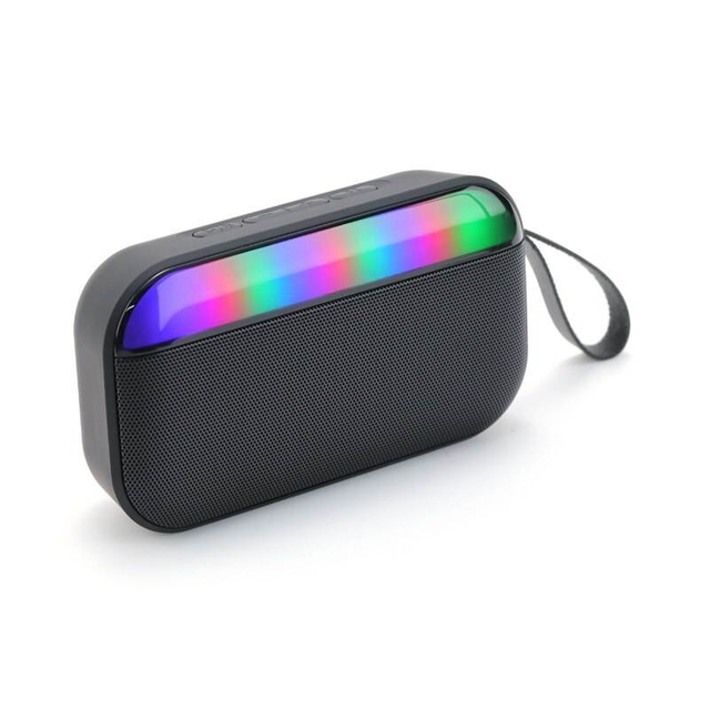 Wholesale BT Speaker Stylish Ultra Slim 5W LED RGB Flashing Portable Wireless Speaker