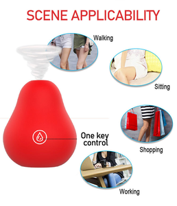 Heiß verkauft Kürbis form saugen Saugen Vibrator Nippel Massage Vibrator Schönheit Make-up Eier weibliche Masturbation Sexspielzeug