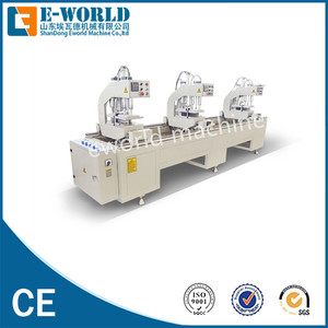 Máquina de Soldadura de Tres Cabezas Eworld 380V con Control PLC, Equipo de Alta Precisión para Fabricación de Puertas y Ventanas de PVC, Potencia de 3.5kW, 1 Año de Garantía - Product Image 5
