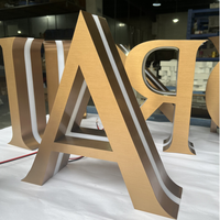 Letrero de Logotipo para Vestíbulo de Oficina de Calidad Premium, Letrero Corporativo de Recepción con Retroiluminación LED Acrílica 3D Personalizado