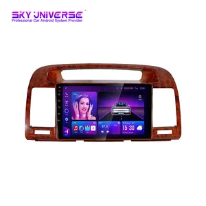 Máy Phát DVD Đa Phương Tiện 8 Nhân CPU Android 11 Cho Xe Hơi Cho Toyota Camry 2002- 2006 Đài Phát Thanh Tự Động GPS Xe Hơi Đài Phát Thanh Điều Hướng BT Carplay