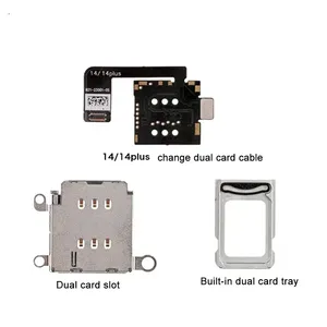 Cable flexible Wylie eSim modificado para doble tarjeta SIM para IP 14/14 Plus, herramientas <span class=keywords><strong>de</strong></span> reparación para cambiar la bandeja <span class=keywords><strong>de</strong></span> ranura <span class=keywords><strong>de</strong></span> doble tarjeta SIM. - Product Image 6