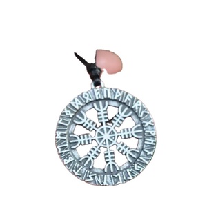 Cadena Vegvisir con Colgante de Brújula Vikinga y Runas Nórdicas, Amuleto de Protección Vikinga, Joyería de Mitología Nórdica - Product Image 6