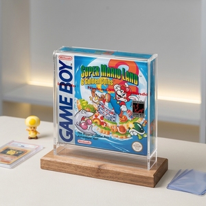 กล่องอะคริลิคใสสำหรับโชว์เกมบอย พร้อมฐานเลื่อน ป้องกันรังสียูวี ป้องกันการกัดกร่อน กันฝุ่น สำหรับเกมย้อนยุค แจกตัวอย่างฟรี - Product Image 1