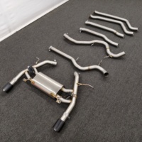 Système d'échappement Cat-Back en acier inoxydable 304 avec tuyau intermédiaire et section arrière à soupape électronique pour BMW 335i E90 E92 N54 N55 3.0T