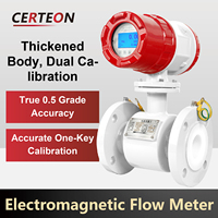 Medidor de Caudal Electromagnetico Industrial DN10-DN50 Diseno en Linea Inteligente 4-20mA RS485 Alta Precision Medidor de Cauda