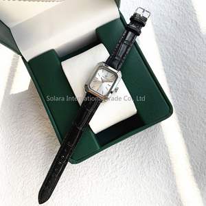 30m Waterproof Rectangle Casual Leather Strap Analog Girls <b>Ladies</b> Women's <b>Vintage</b> Quartz Wrist <b>Watch</b> for Women - Product Image 6