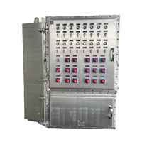 Boîtier de commande d'éclairage anti-explosion en acier inoxydable 316L Ex Db IIB T4 Gb IP66, coffret électrique personnalisé