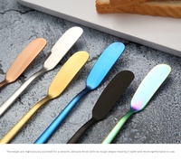 Couteau à beurre en acier inoxydable, outils de cuisine colorés Offre Spéciale