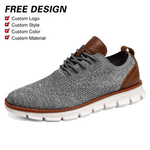 รองเท้าถักลำลองระบายอากาศน้ำหนักเบากันลื่นสวมใส่ง่ายมีโลโก้ตามสั่งทันสมัย - Product Image 1